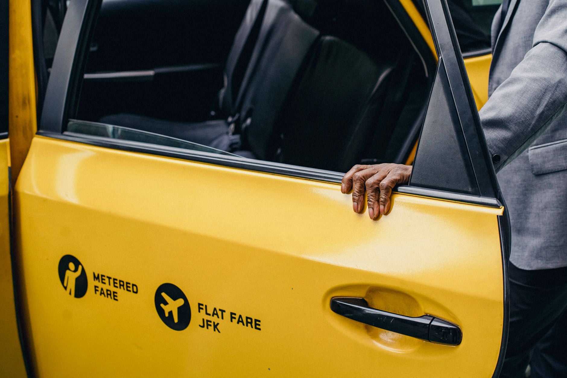 Professional Taxi Service Door